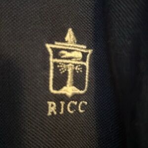 Men’s long sleeve polo, navy color